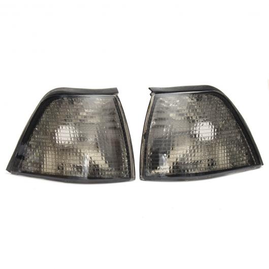 クリア/スモーク レンズ フロント コーナー ランプ ターンシグナルライト サイドライト 適用: BMW E36 3シリーズ 4DR 318TI 318I 328I 1992-1999 スモーク AL-HH-2070 Car parts｜オートパーツエージェンシー
