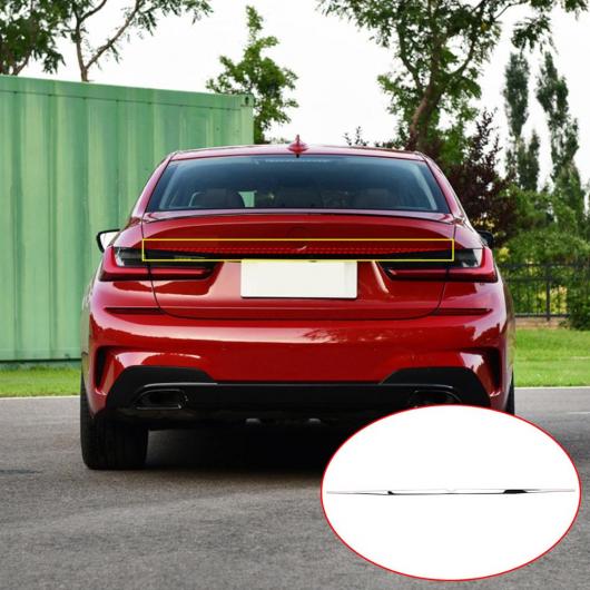 適用: BMW 3シリーズ G20 G28 325 2019 2020 年 ステンレス クローム テール ドア 装飾 ストリップ トリム アクセサリー リア メンバー ストリップ AL-II-0181 AL Interior parts for cars