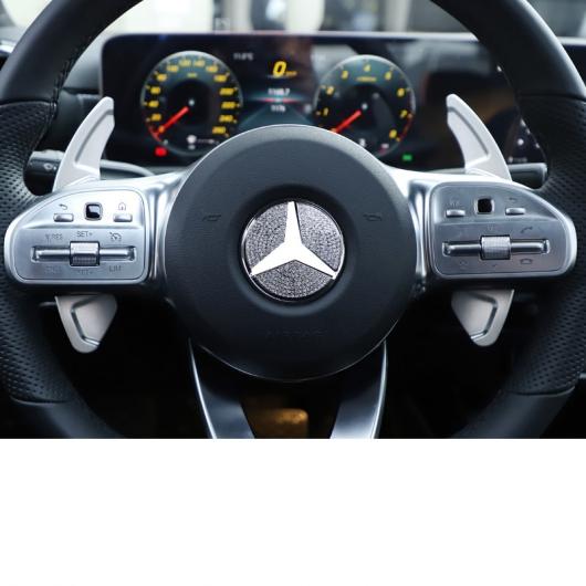 適用: メルセデスベンツ/MERCEDES BENZ A クラス A180 A200 ステアリング ホイール シフト ペダル トリム インテリア モールディング アクセサリー 2019 2020 ブラック～シルバー 1 ペア AL-II-0131 AL Interior parts for cars 10,996円