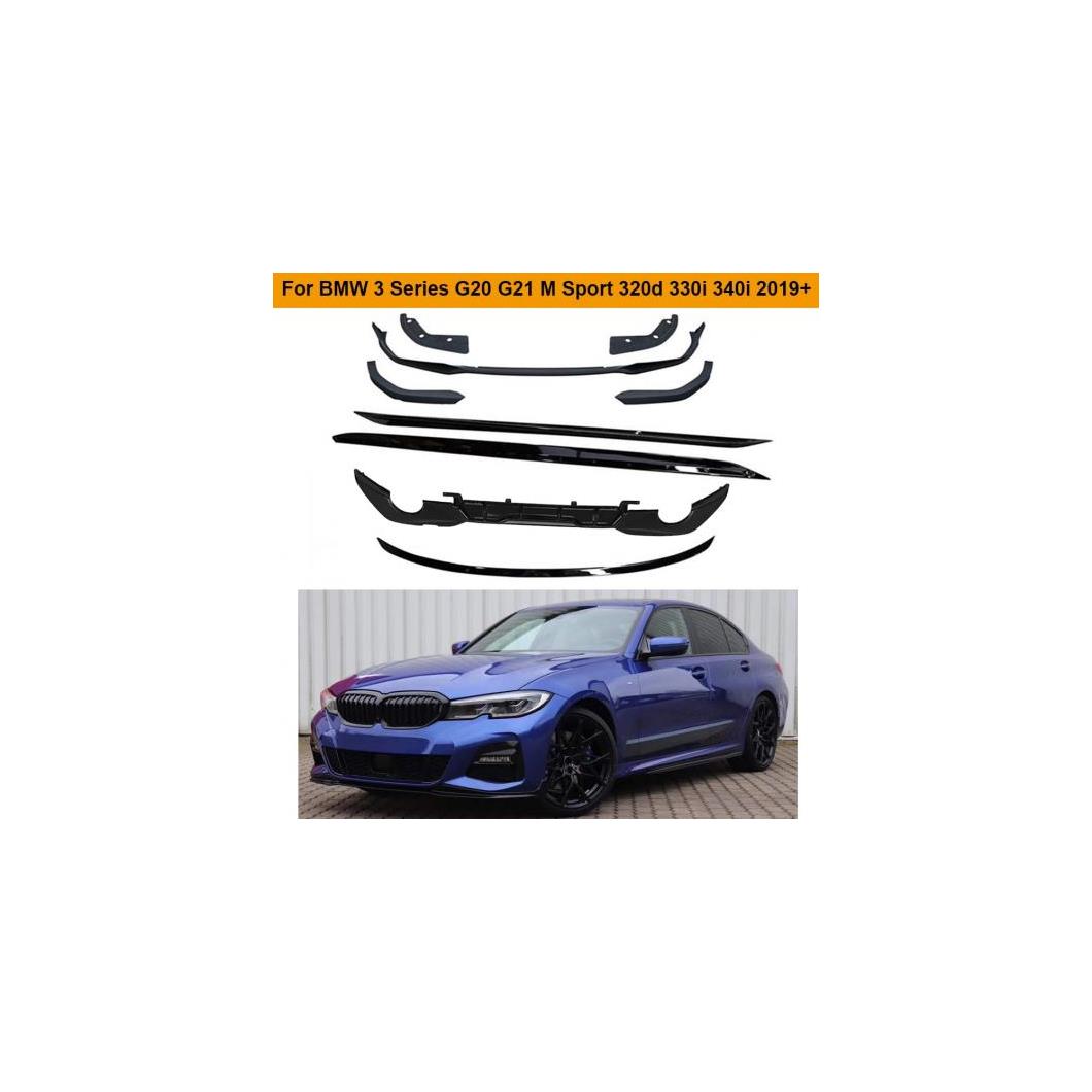 G20 G21 ボディ キット リア バンパー ディフューザー フロント リップ サイド スカート スポイラー 適用: BMW 3シリーズ G20 G21 Mスポーツ フロント リップ・サイドスカート AL-II-0175 AL Exterior parts for cars 73,365円