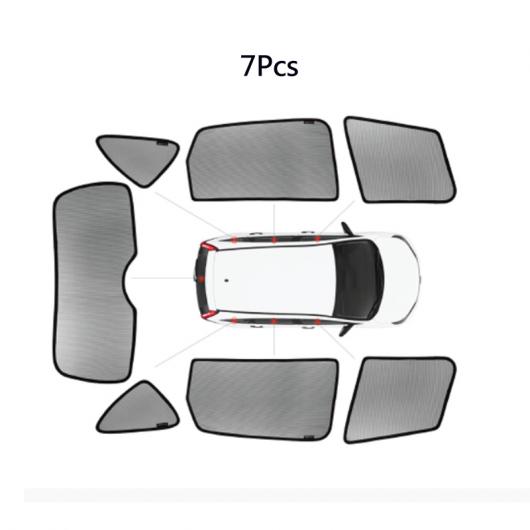 ウインドウ サンシェード メッシュ シェード ブラインド カスタム 適用: ビュイック/BUICK リーガル エクセル-GT/XT YUELANG GL6 GL8 7ピースセット AL-II-0802 AL Sanshade for car