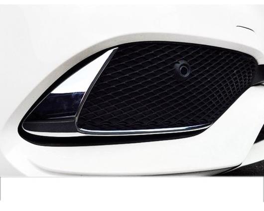 フォグ ランプ カバー グリル スラット フォグライト カバー 装飾 ストリップ 適用: メルセデス ベンツ CLA C117 220 260 200 2017 シルバー・ブラック AL-II-0964 AL Exterior parts for cars