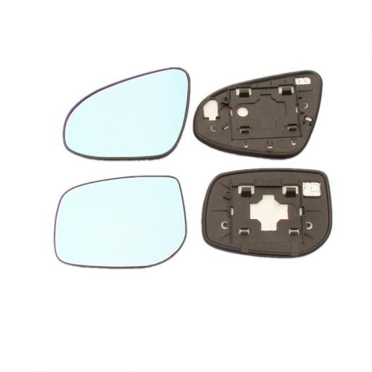ワイド ビュー リア ビュー ミラー 防眩 ブルー ヒーテッド LED ウィンカー サイド ミラー ガラス 適用: トヨタ ヤリス ヒーター AL-II-1685 AL Side mirror