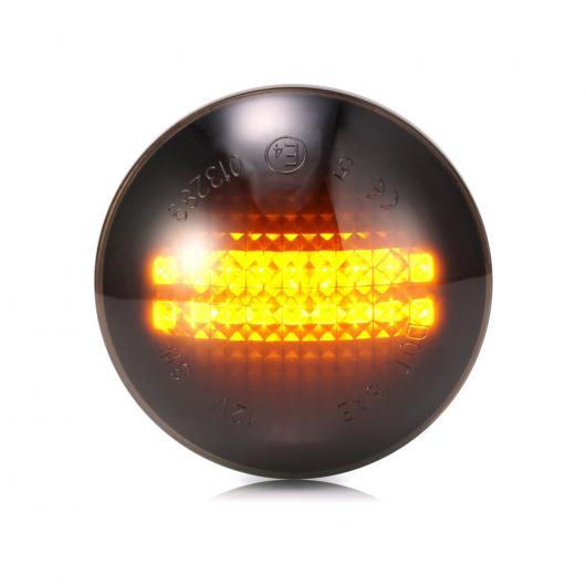 2ピース LED ダイナミック サイド マーカー ウインカー シーケンシャル ライト アンバー 適用: ランド レンジ ローバー/ROVER L322 2002-2012 通常 AL-II-1905 AL Turn signal
