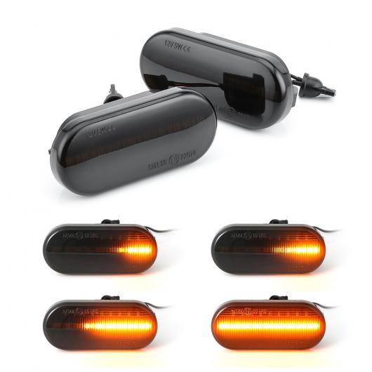 ダイナミック サイド マーカー ライト 12V アンバー フロー ウォーター LED ウインカーランプ 適用: VW ボーラ ゴルフ 3 4 パサート 3BG ポロ SB6 AL-II-1741 AL Turn signal