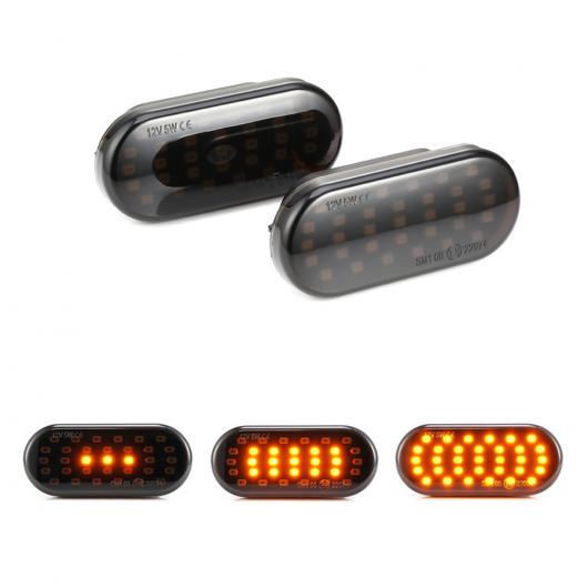 2ピース LED ダイナミック サイド インジケーター マーカー シグナルライト ランプ シーケンシャル ライト 適用: VW MK4 パサート ボーラ ゴルフ 3 4 ポロ フォード/FORD AL-II-1818 AL Turn signal｜オートパーツエージェンシー