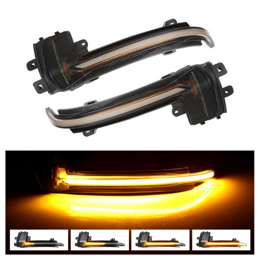 2ピース ダイナミック ウインカー LED RS4 Sライン S5 シーケンシャル バックミラー ミラー ライト 適用: アウディ/AUDI A4 A5 B8.5 RS5 RS3 A3 8P AL-II-1860 AL Turn signal
