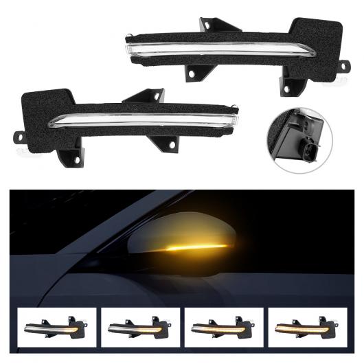 2ピース LED ダイナミック ウインカー シーケンシャル サイド バックミラー ミラー インジケーター ライト リピーター ランプ 適用: ホンダ アコード インスパイア 2018 AL-II-1872 AL Turn signal