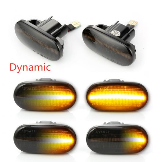 2ピース LED ダイナミック サイド マーカー ライト シーケンシャル ウインカー アンバー 適用: ホンダ シビック デルソル S2000 アキュラ/ACURA インテグラ シーケンシャル AL-II-2067 AL Turn signal