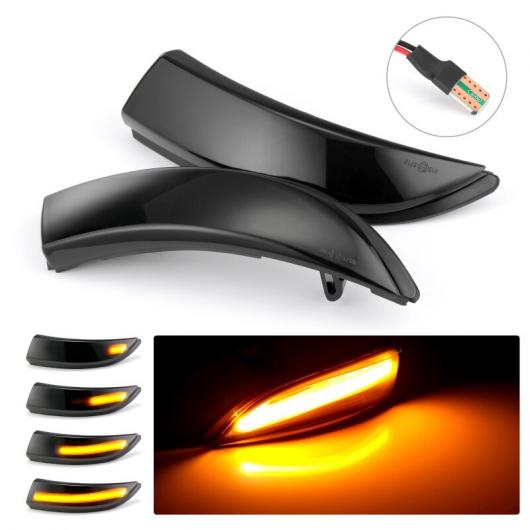 ダイナミック ウインカー LED サイド バックミラー ミラー シーケンシャル インジケーター 適用: フォード/FORD フィエスタ MK7 2008-2017 B-MAX AL-II-1999 AL Turn signal