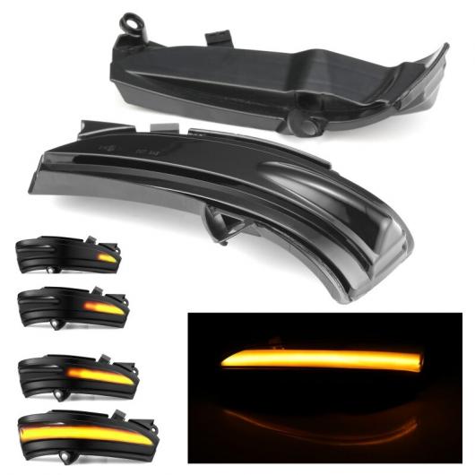 2ピース ダイナミック LED ウインカー サイド リア ビュー ミラー シーケンシャル インジケーター ランプ 適用: フォード/FORD モンデオ 2014-2019 AL-II-2080 AL Turn signal|オートパーツエージェンシー