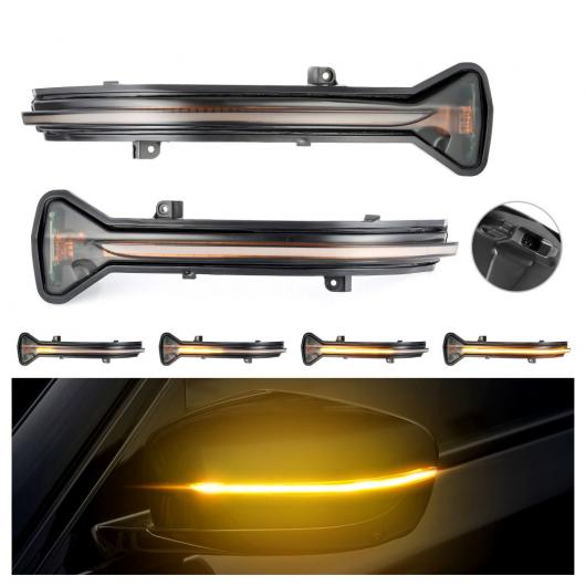 2ピース ダイナミック ウインカー LED 適用: BMW G38 G12 G20 G30 G31 G32 G14 G15 G16 G11 M5 F90 5 6 7 8 3シリーズ 2016-2019 AL-II-2083 AL Turn signal 17,162円