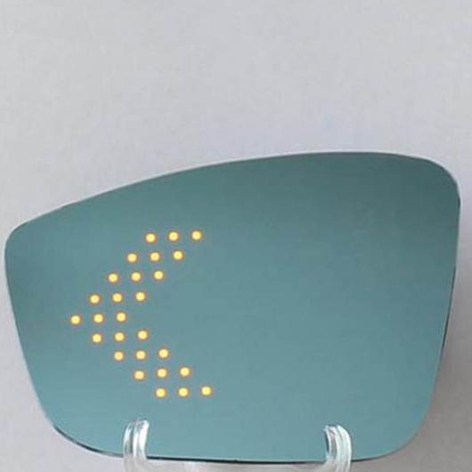 マルチ 曲面 ブルー 広角 LED ウィンカー ヒート 防曇 サイド ドア リア ビュー ミラー 適用: フォルクスワーゲン/VOLKSWAGEN ポロ エクステリア パーツ AL-II-2165 AL Winker Mirror