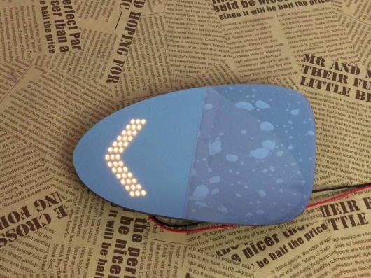 ブルー リア ビュー ミラー 適用: メルセデス ベンツ ヴィト 電動 ヒート ダイナミック サイド ウインカー 防眩 AL-II-2210 AL Winker Mirror