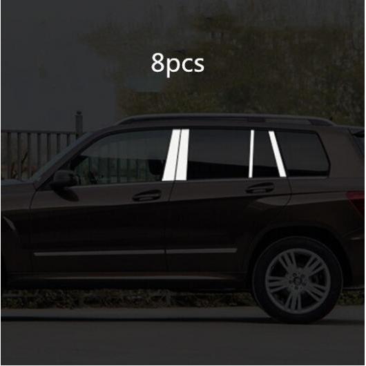 ステンレス スチール ウインドウ トリム ウインドウ ガーニッシュ ピラー カバー トリム 適用: メルセデス ベンツ GLK GLK300 GLK260 2015-2018 8ピース AL-II-2376 AL Exterior parts for cars｜オートパーツエージェンシー