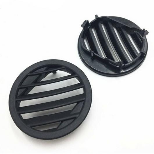 1 ペア 通気口 グリル ダッシュボード ラウンド 60×17mm ブラック リペア AL-II-2900 AL Interior parts for cars 7,496円