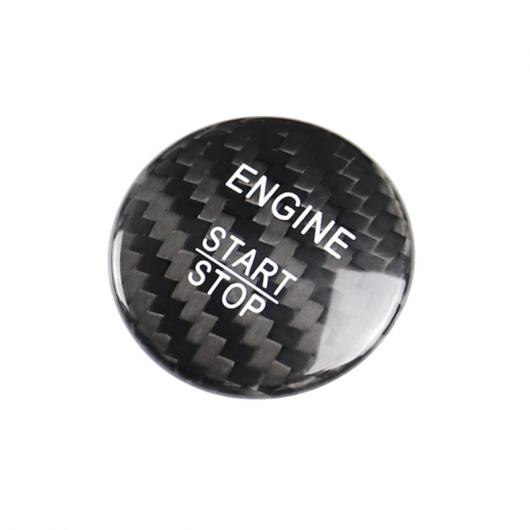 車用 エンジン ボタン カバー カーボンファイバー ブラック 30mm ストップ インテリア パーツ アクセサリー AL-II-3022 AL Interior parts for cars