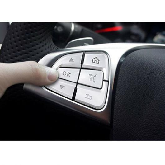車用 ステアリング ホイール ハンドル ボタン カバー トリム パーツ 適用: ベンツ C GLC C200 C180 C300 クラス AL-II-3026 AL Interior parts for cars