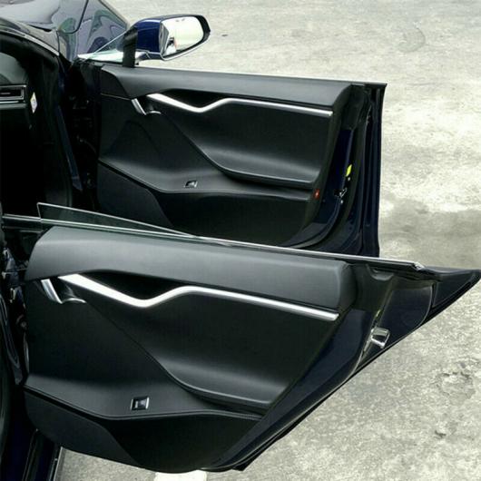 トリム アンチ キック パッド アクセサリー サイド カーボンファイバー フィルム プロテクター カバー 適用: テスラ/TESLA モデル 3 AL-II-3119 AL Interior parts for cars