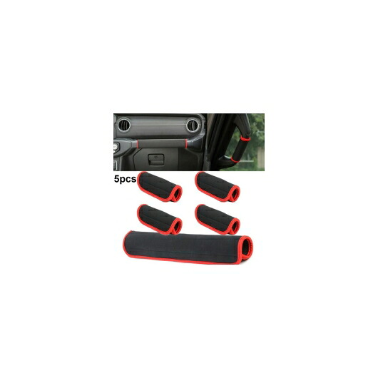 5ピース ロール バー グリップ ハンドル 保護 カバー 適用: ジープ/JEEP ラングラー JL AL-II-2962 AL Interior parts for cars