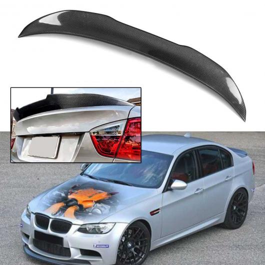 リアル カーボンファイバー リア トランク スポイラー ウイング メンバー 適用: BMW E90 3シリーズ M3 4ドア セダン 2006 2011 M3 ウイング スポイラー リップ AL-II-3723 AL Exterior parts for cars｜オートパーツエージェンシー