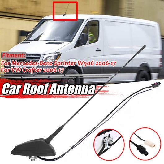フロント ルーフ FM/AM シグナル アンテナ エアリアル 適用: メルセデス ベンツ スプリンター W906 VW クラフター 2006 2017 A9068200475 AL-II-4048 AL Exterior parts for cars|オートパーツエージェンシー