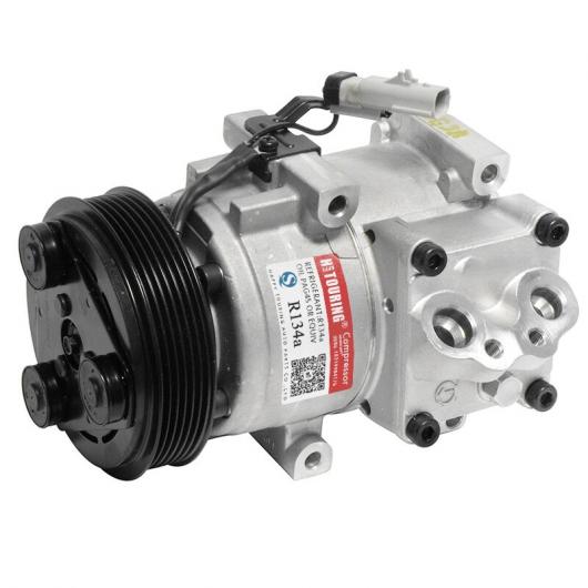 適用: クライスラー/CHRYSLER セブリング ダッジ/DODGE ストラトス L4 2.4L ＆ V6 2.7L 2004-2006 HS15 A/C コンプレッサー 4596550AB 4596550 F500HD3AA02 1K2022002AM AL-II-9168 AL Air conditioner compressor