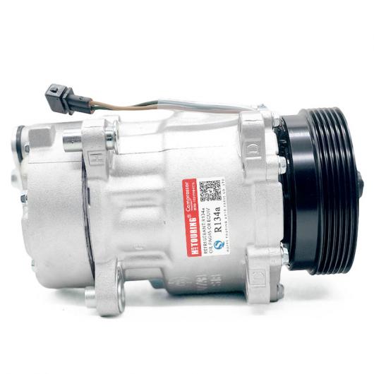 適用: フォルクスワーゲン/VOLKSWAGEN SD7V16 AC コンプレッサー フォルクスワーゲン/VOLKSWAGEN ジェッタ ヴァナゴン セアト コルドバ サルーン ドリーム 1HO820803D AL-II-9371 AL Air conditioner compressor｜オートパーツエージェンシー