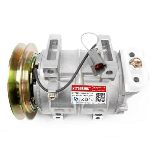 506011-6800 506211-5762 506211-6571 506011-7441 506011-8140 24V DKS15CH AC コンプレッサー 適用: 日立建機 ＆ コマツ 油圧ショベル AL-II-9566 AL Air conditioner compressor｜オートパーツエージェンシー
