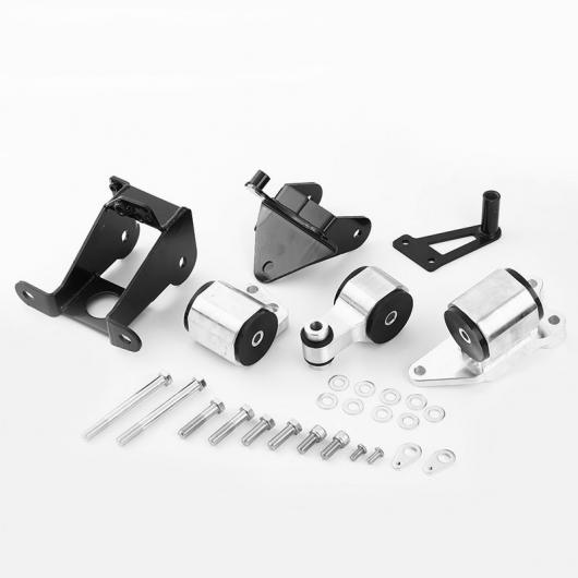クローム ビレット エンジン モーター マウント スワップ キット 適用: ホンダ シビック 2006-2011 SI FG FA FD シルバー AL-JJ-0034 AL Motor mount｜オートパーツエージェンシー