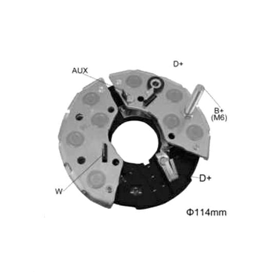 オルタネーター ジェネレーター 整流器 ブリッジ 適用: BR276 F010LD1067 F010LD0001 W060-69 1ピース AL-JJ-0964 AL Car parts|オートパーツエージェンシー