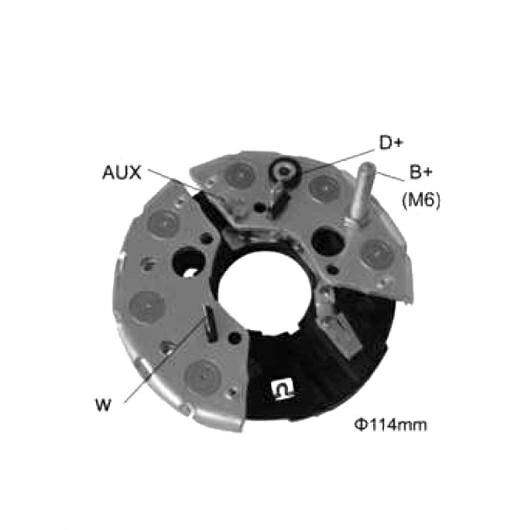 オルタネーター ジェネレーター 整流器 ブリッジ 適用: BHP11446 1ピース AL-JJ-0977 AL Car parts|オートパーツエージェンシー