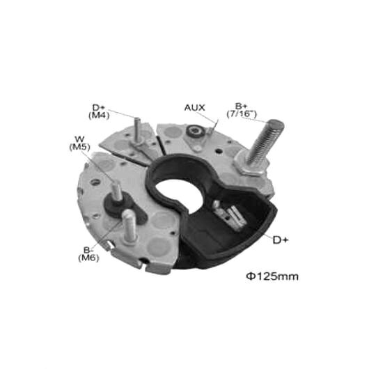 オルタネーター ジェネレーター 整流器 ブリッジ 適用: BR957 1127320957 1ピース AL-JJ-0995 AL Car parts|オートパーツエージェンシー