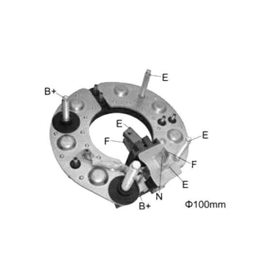 オルタネーター ジェネレーター 整流器 ブリッジ 適用: NR400 021600-1340 135884 1ピース AL-JJ-1567 AL Car parts｜オートパーツエージェンシー