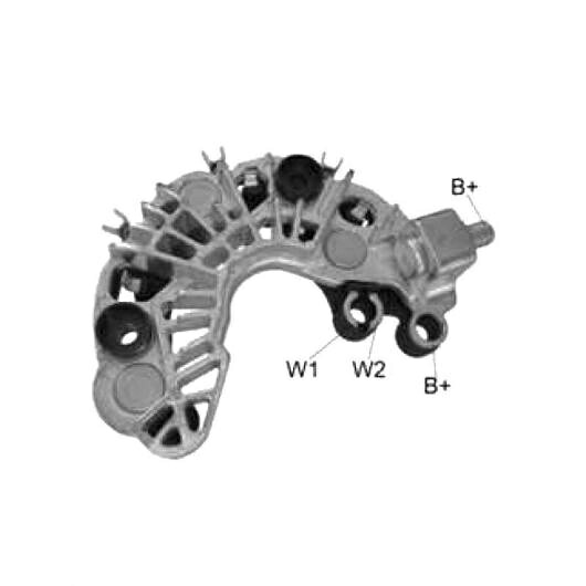 オルタネーター ジェネレーター 整流器 ブリッジ 適用: VAL206H 332114 1ピース AL-JJ-1631 AL Car parts
