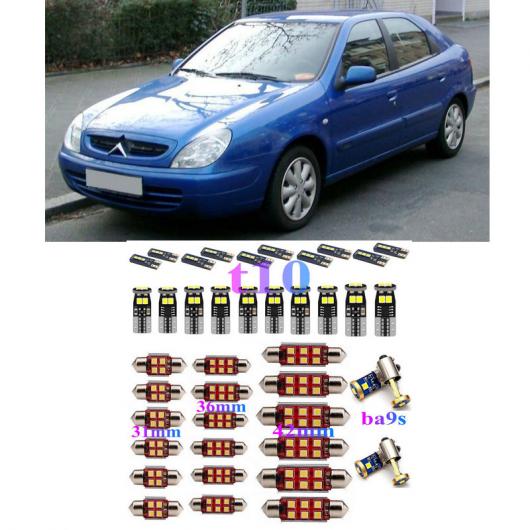 LED 車用 内装 ライト 適用: シトロエン/CITROEN クサラ クーペ N0 エステート N2 N1 ハッチバック ピカソ N68 ドーム マップ ランプ バルブ エラーフリー ホワイト AL-JJ-2290 AL Interior parts for cars