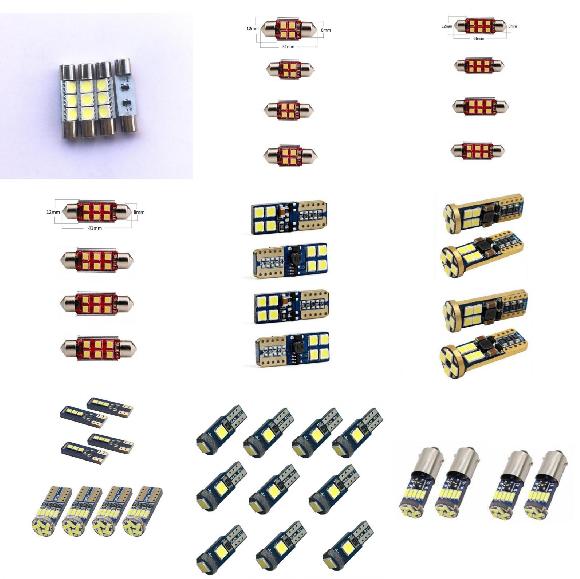 LED 車用 内装 ライト 適用: ランド ローバー/ROVER ディスカバリー 3 4 L319 バン L319 ボックス MK2 L318 ランプ バルブ エラーフリー 28mm バニティ ミラー～BA9S ホワイト AL-JJ-2387 AL Interior parts for cars