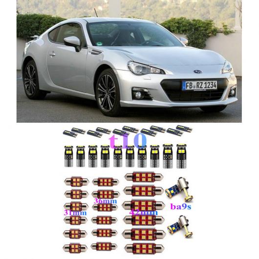 LED 車用 内装 ライト 適用: スバル BRZ クーペ 2012 フォレスター SG SH SJ レガシィ 4 BL 5 エステート ランプ バルブ エラーフリー ホワイト AL-JJ-2522 AL Interior parts for cars｜オートパーツエージェンシー 12,595円