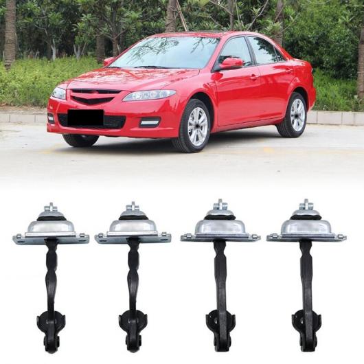 4ピース ドア ステー ストップ/チェック ストラップ 適用: MAZDA6 2003-2015 GJ6A-72-270 タイプ001 AL-JJ-2755 AL Exterior parts for cars
