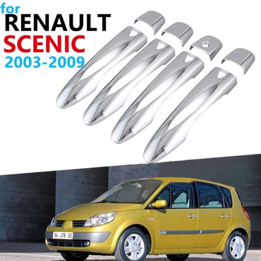 エクステリア ドア ハンドル カバー トリム アクセサリー 適用: ルノー/RENAULT セニック II 2003-2009 タイプ001 AL-JJ-2819 AL Exterior parts for cars