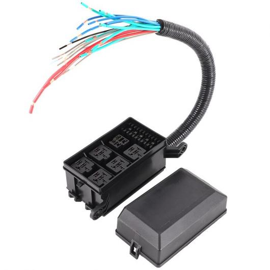 12-スロット ヒューズ リレー ボックス キット 6 リレー ボックス K 6 ATC/ATO ヒューズ ホルダー ブロック 適用: 自動車 ボート マリン エンジン ベイ タイプ001 AL-JJ-3302 AL Car parts 14,183円