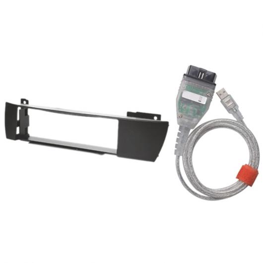 INPA K + DCAN FT232RL シップ インターフェース OBD2 自動車 診断 スキャナー 1DIN ステレオ ラジオ トリム パネル AL-JJ-3367 AL Car parts|オートパーツエージェンシー