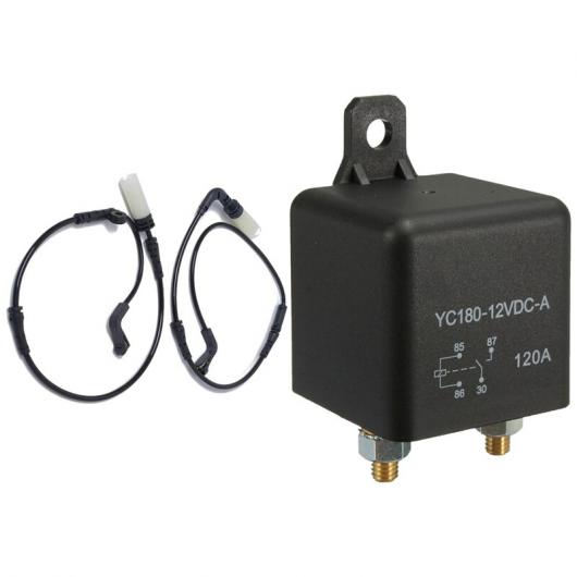 4-ピン DC 12V 120 AMP 120A スプリット 充電 リレー ON/オフ ＆ フロント/リア ディスク ブレーキ パッド 摩耗 センサー 適用: BMW 5ER E60 2004-2010 タイプ001 AL-JJ-3566 AL Interior parts for cars｜オートパーツエージェンシー