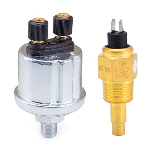 1ピース VDO 1/2 NPT 21mm 糸 エンジン オイル 温度 センサー ウォーター 温度 センサー & 1ピース ユニバーサル VDO オイル プレッシャー センサー 0 T シルバー ゴールド AL-JJ-4248 AL Car parts|オートパーツエージェンシー