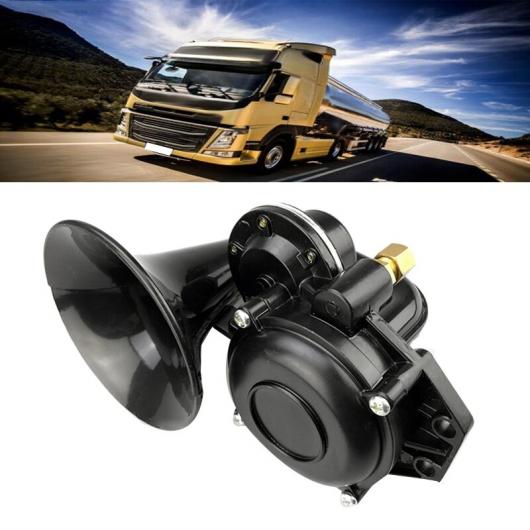 トラック 135DB エア ホーン 12/24V スーパー ラウド トランペット エア ホーン 電動 バルブ フラット 適用: 車両 トラック タイプ001 AL-JJ-4343 AL Car parts