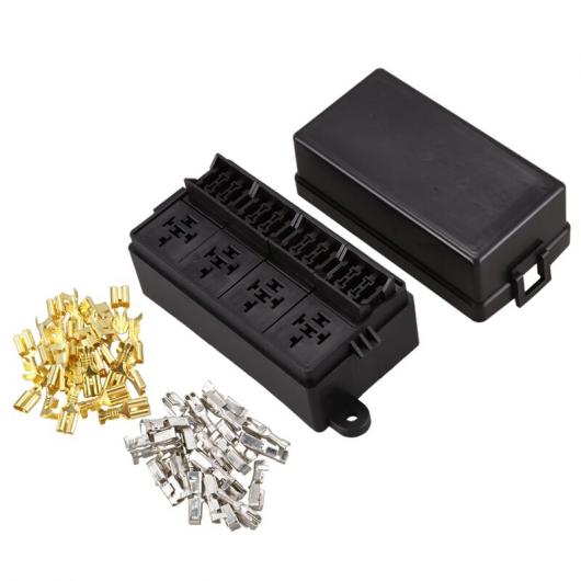 12 ウェイ ブレイド ヒューズ ホルダー ボックス スペイド ターミナル 適用: トラック トレーラー ボート タイプ001 AL-JJ-4567 AL Car parts