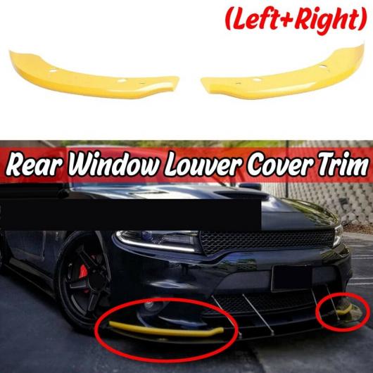 適用: ダッジ チャージャー SRT SCAT パック 2015-2019 フロント バンパー リップ スプリッタ スポイラー プロテクター タイプ001 AL-JJ-4596 AL Exterior parts for cars