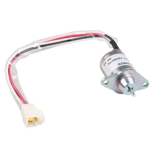 118400-61950 1503ES-12K5SUC5S 12V ストップ ソレノイド 適用: ヤンマー 2V78 2V750 ジョン・ディア シルバー AL-JJ-5084 AL Car parts｜オートパーツエージェンシー