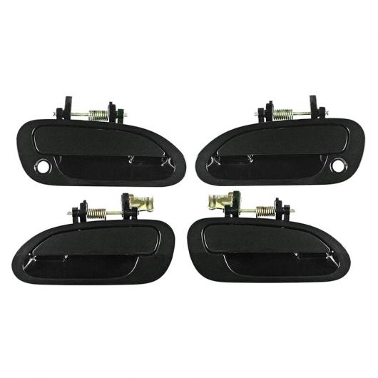 4ピース フロント リア 左 & 右 アウター ドア ハンドル 適用: ホンダ アコード 98-02 ブラック AL-JJ-5211 AL Car parts
