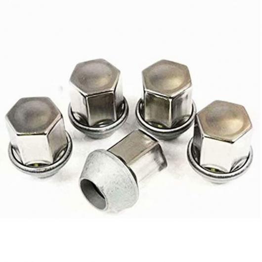 5ピース ホイール LUG ボルト スタッド ナット 適用: LR001381 フリーランダー 2/レンジ ローバー/ROVER シルバー AL-JJ-5162 AL Car parts